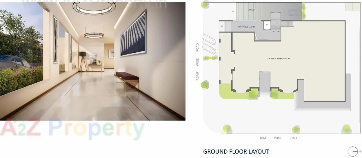 Layout of real estate project Meraki One located at Kasba, Vadodara, Gujarat