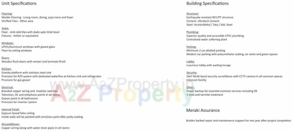  of real estate project Meraki One located at Kasba, Vadodara, Gujarat