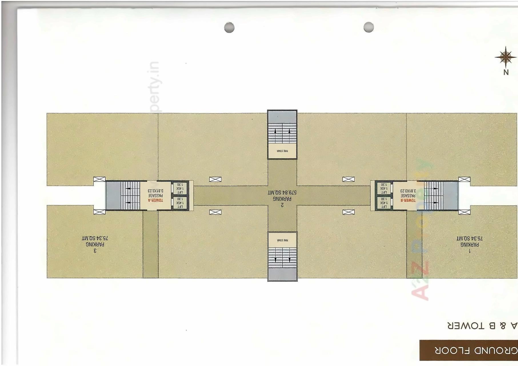 Layout of real estate project Mistry Town located at Kasba, Vadodara, Gujarat
