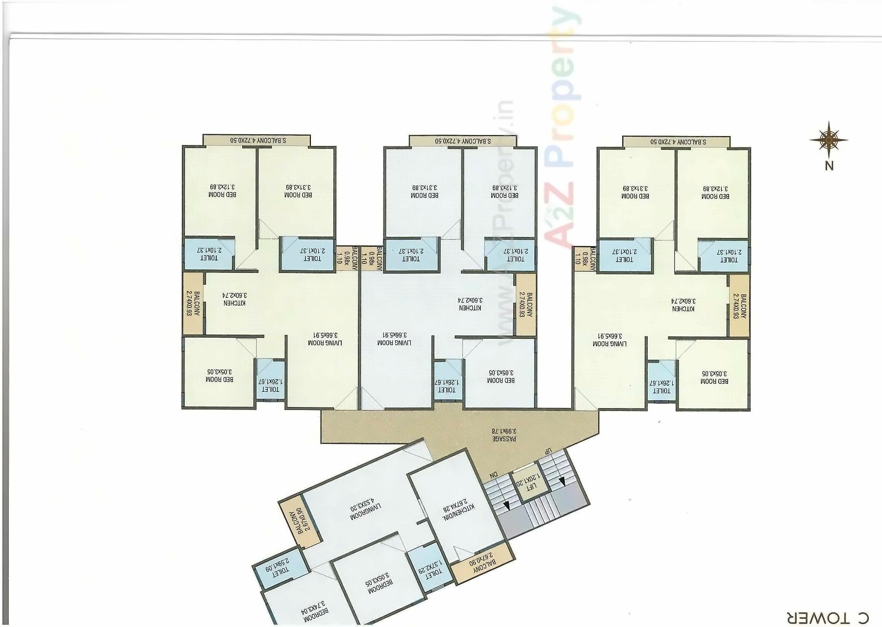 Layout of real estate project Mistry Town located at Kasba, Vadodara, Gujarat
