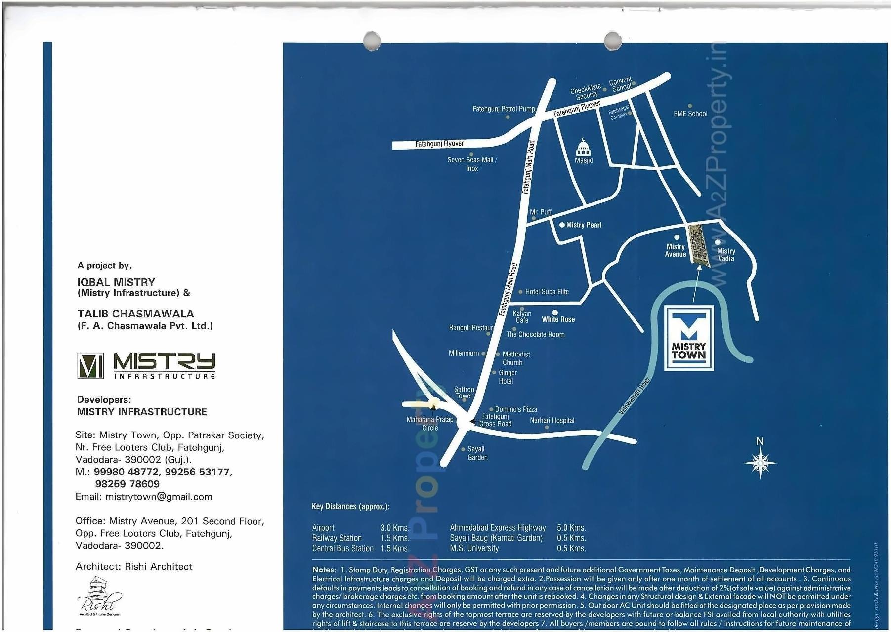  of real estate project Mistry Town located at Kasba, Vadodara, Gujarat