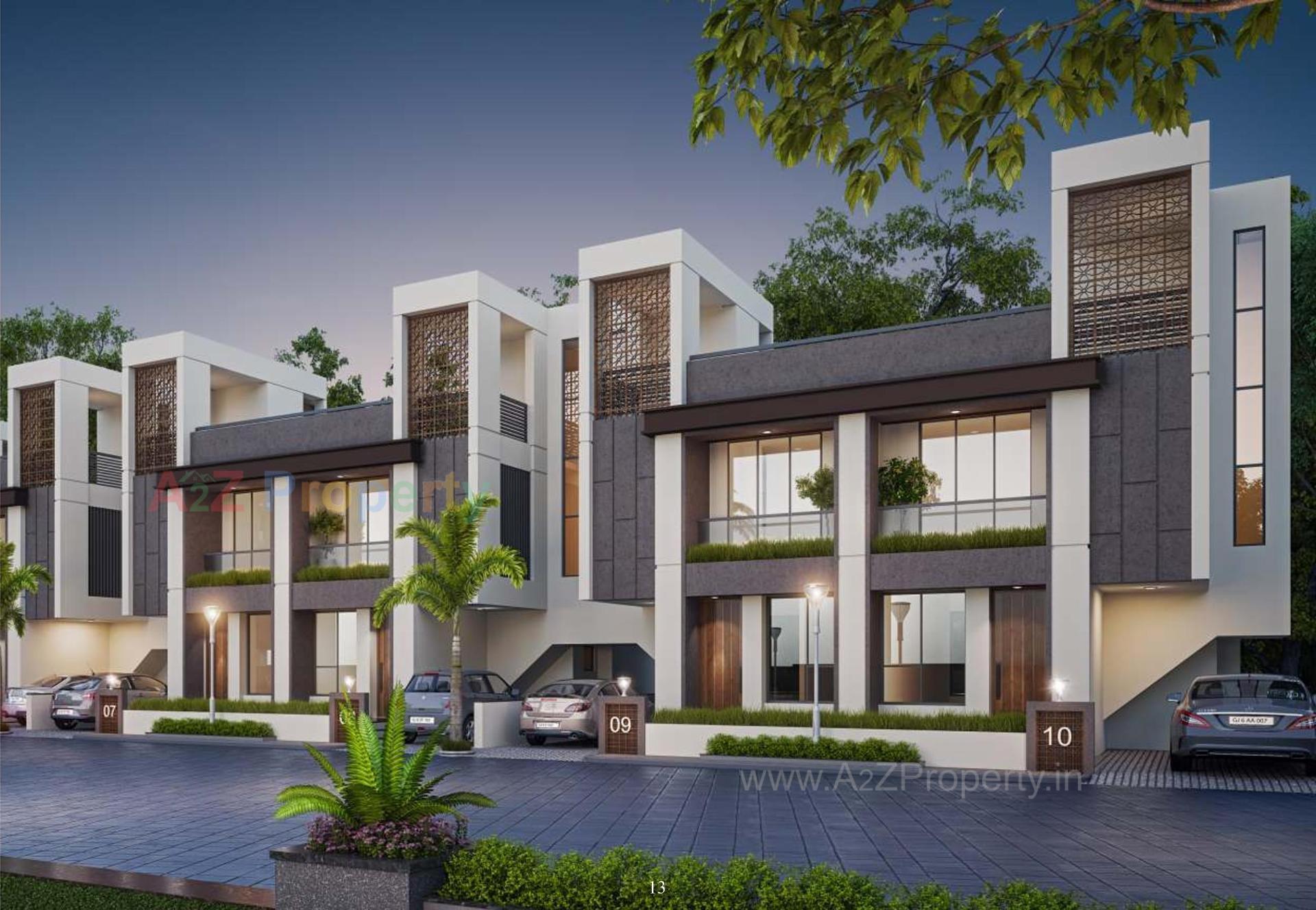 3D Elevation of real estate project Mudibhavan Residency located at Bapod, Vadodara, Gujarat