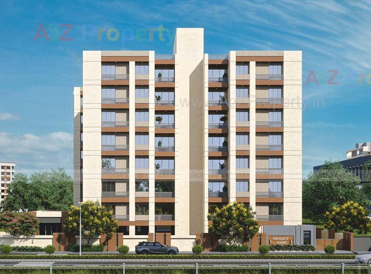 3D Elevation of real estate project Mudra Elegance located at Atladara, Vadodara, Gujarat