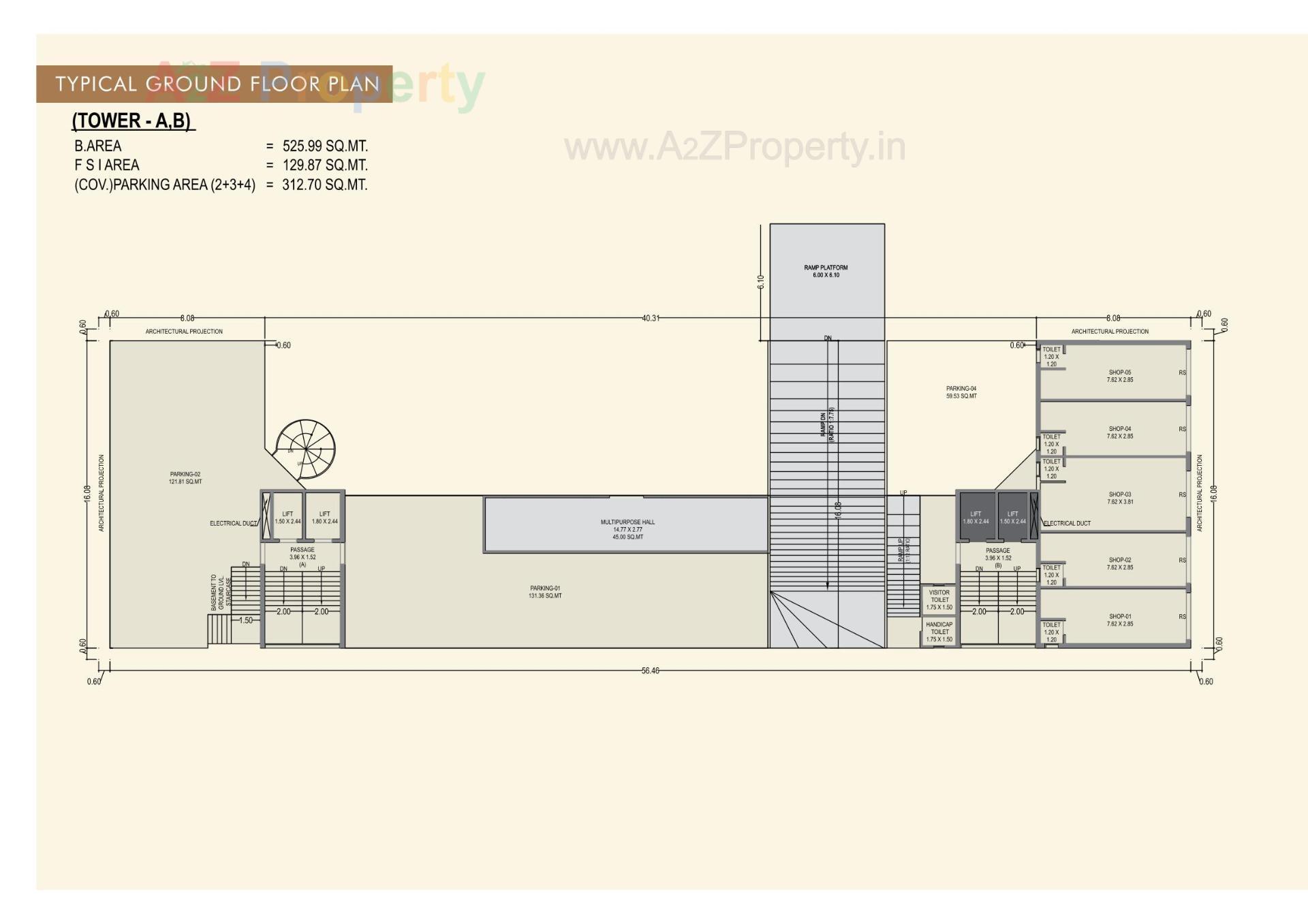 Layout of real estate project Mulberry Heights located at Gorwa--ankodia, Vadodara, Gujarat