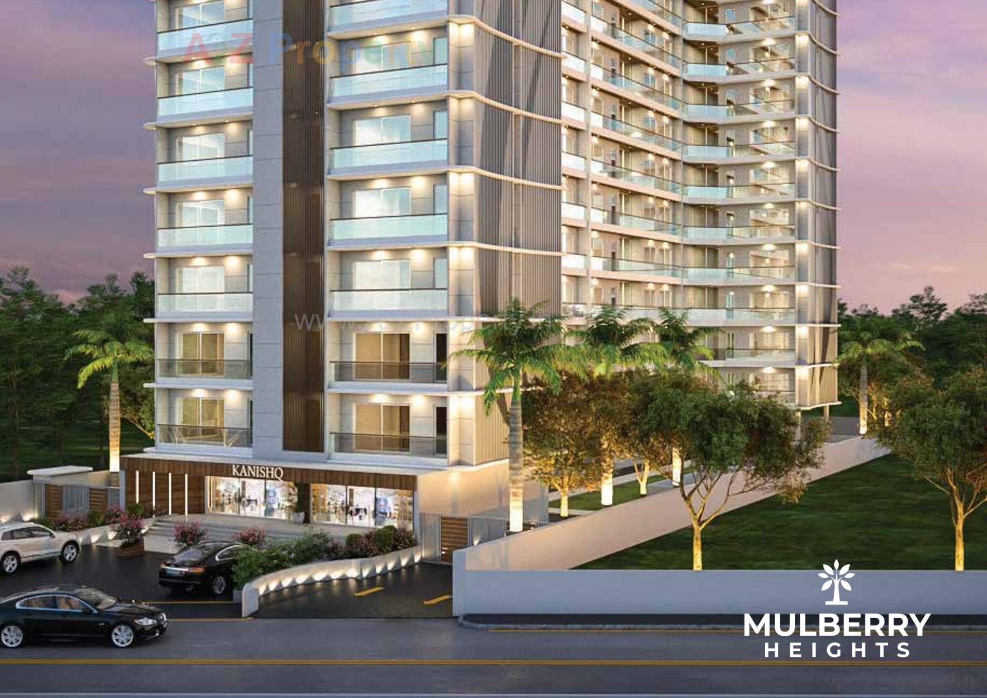 3D Elevation of real estate project Mulberry Heights located at Gorwa--ankodia, Vadodara, Gujarat