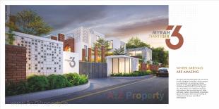 Elevation of real estate project Myrah located at Bil, Vadodara, Gujarat