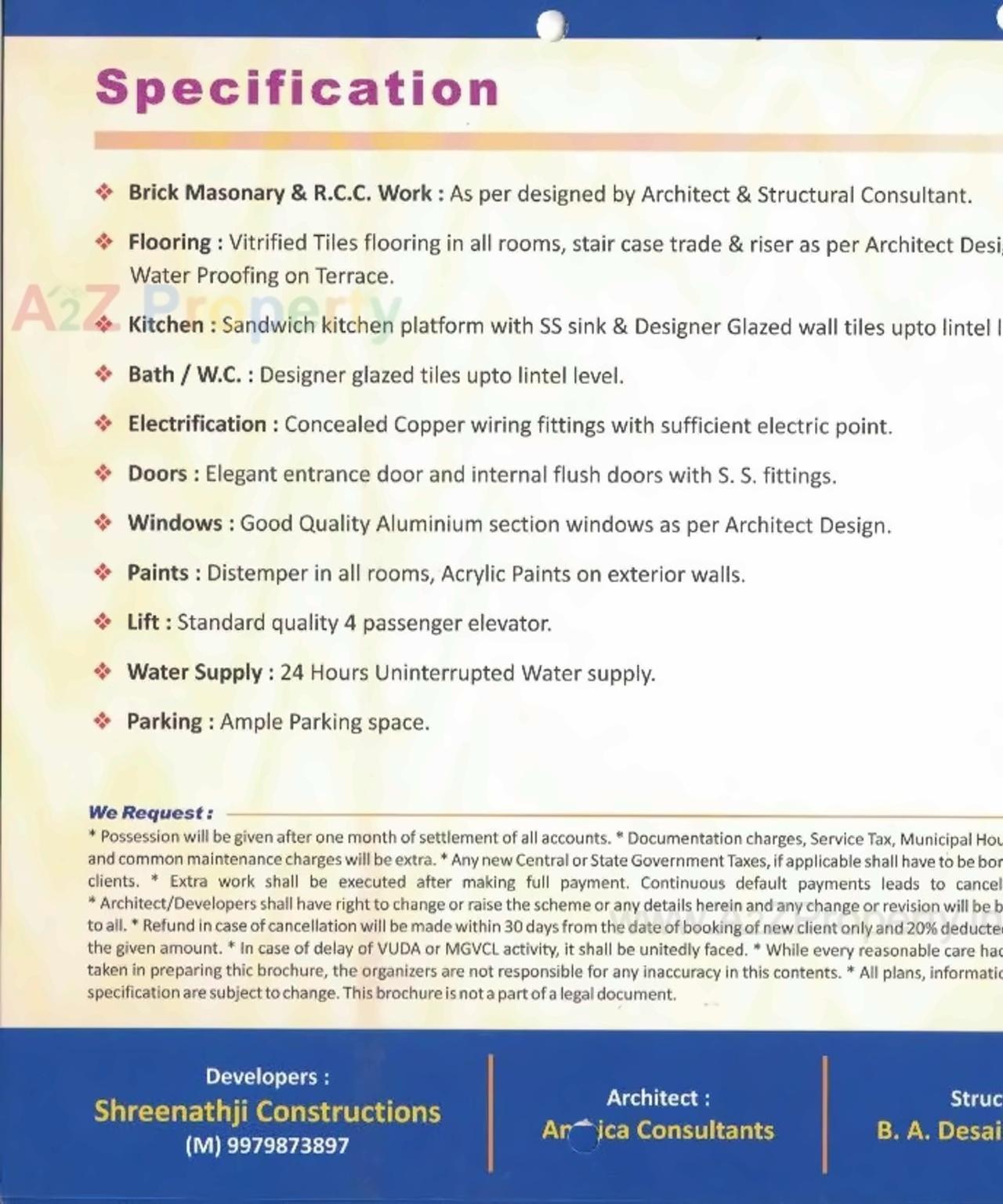 Project Specifications