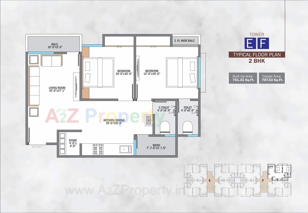 Layout of real estate project Naman Height located at Kapurai, Vadodara, Gujarat