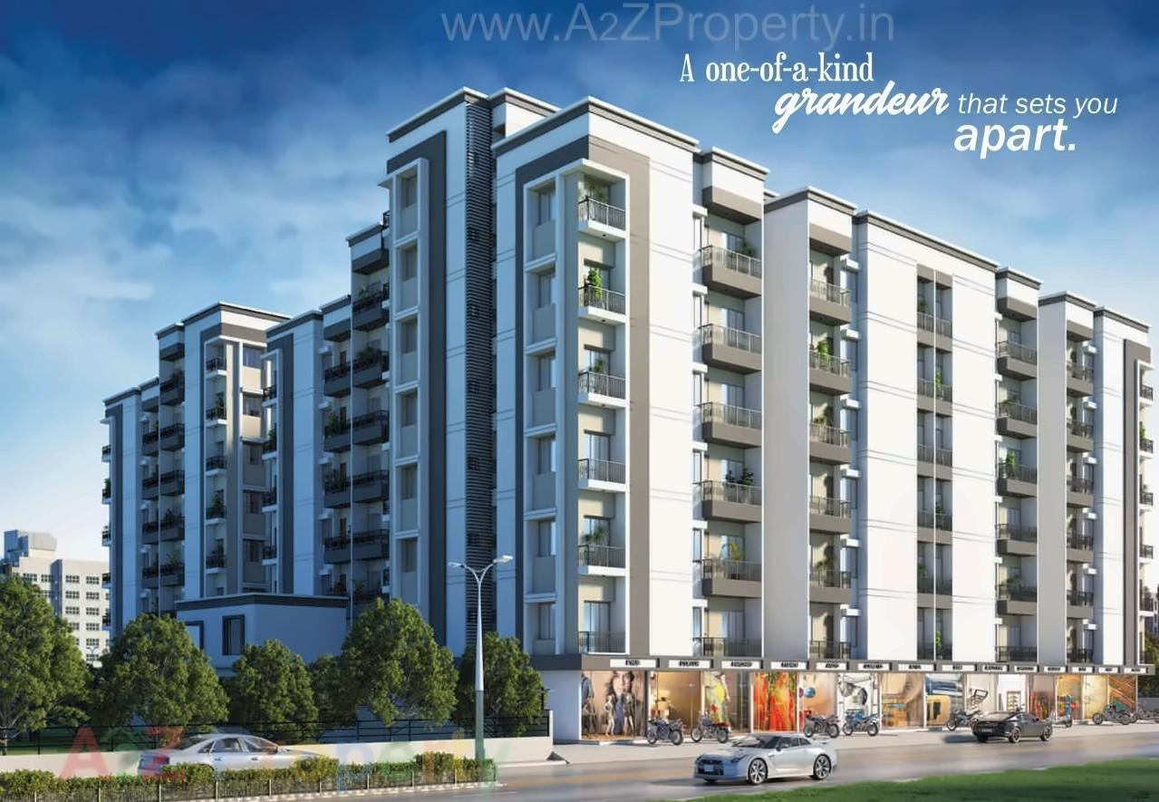 3D Elevation of real estate project Naman Height located at Kapurai, Vadodara, Gujarat