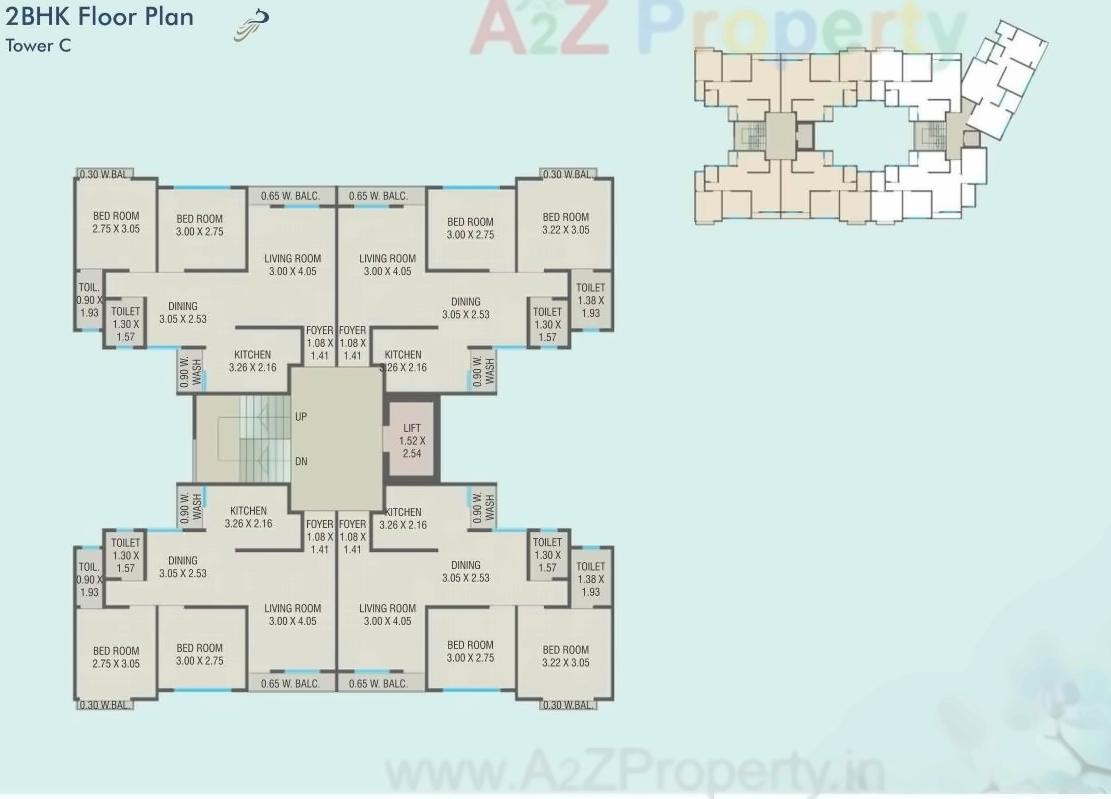 Layout of real estate project Nand Exotica located at Bill, Vadodara, Gujarat