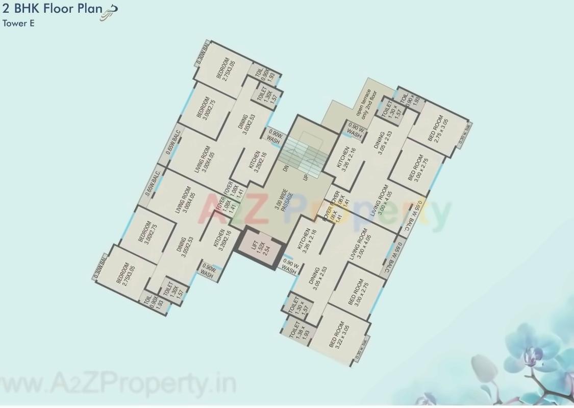 Layout of real estate project Nand Exotica located at Bill, Vadodara, Gujarat