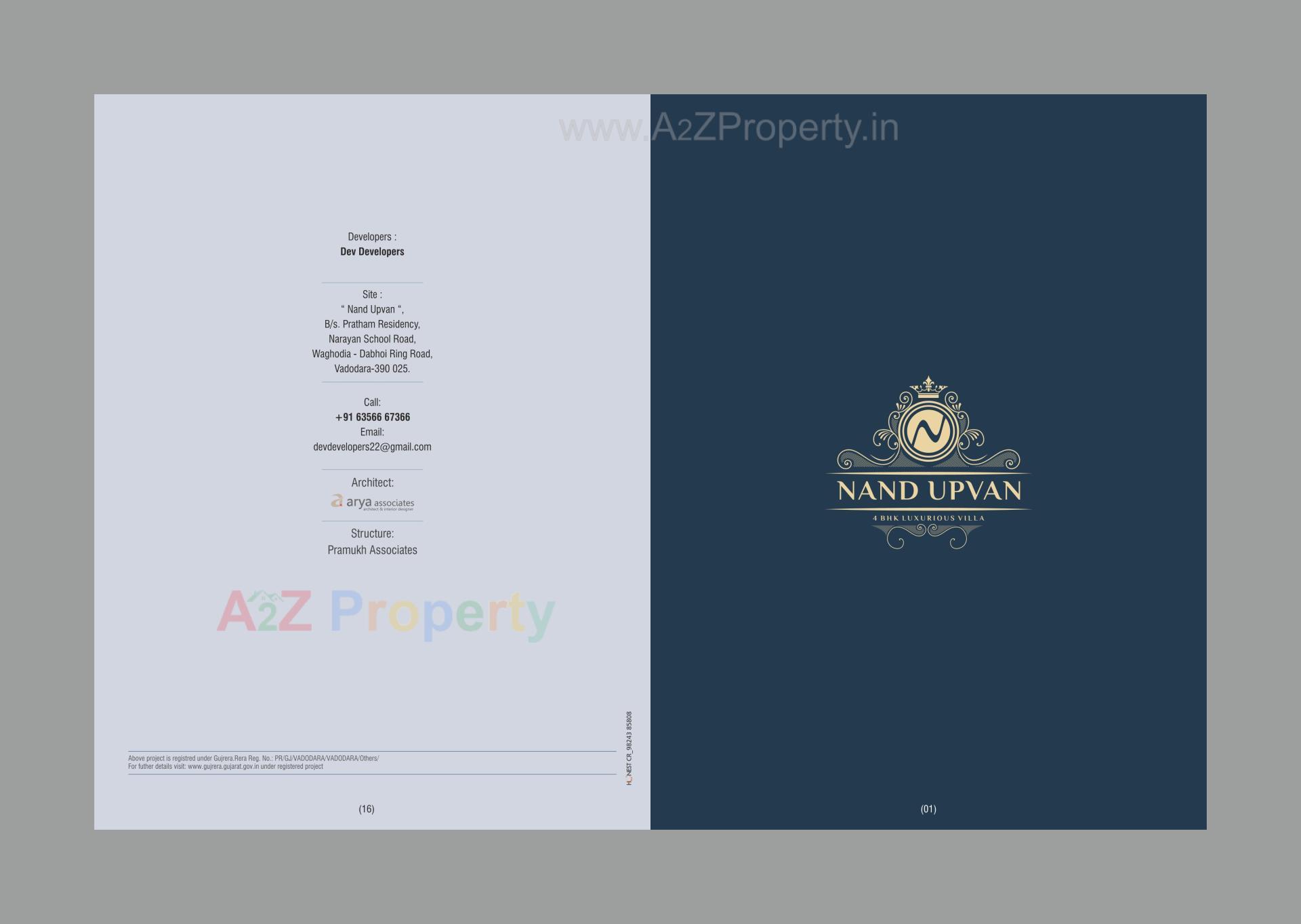  of real estate project Nand Upvan located at Kapurai, Vadodara, Gujarat