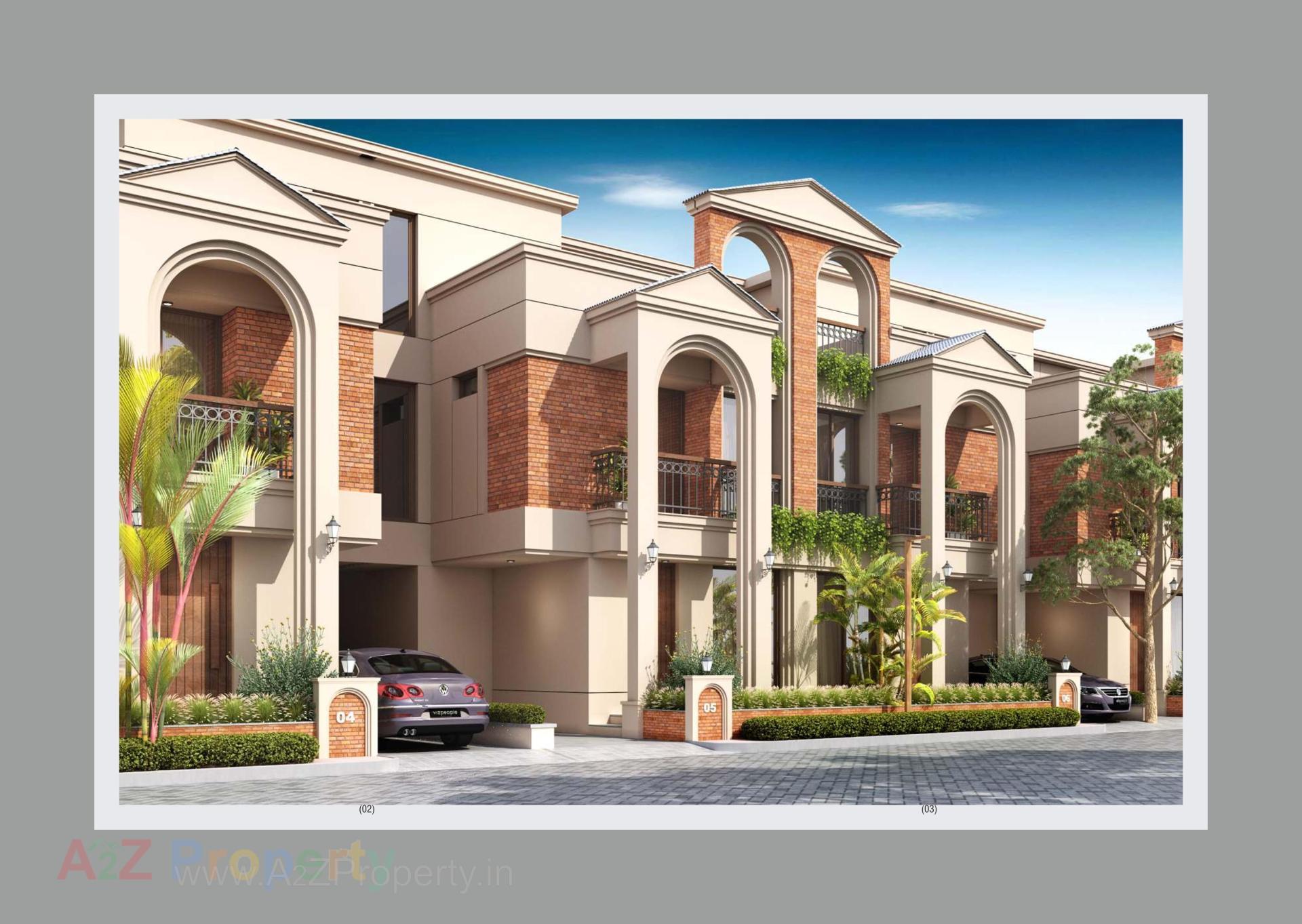 3D Elevation of real estate project Nand Upvan located at Kapurai, Vadodara, Gujarat
