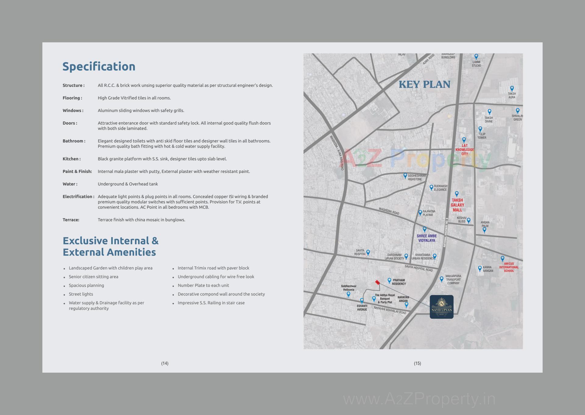  of real estate project Nand Upvan located at Kapurai, Vadodara, Gujarat