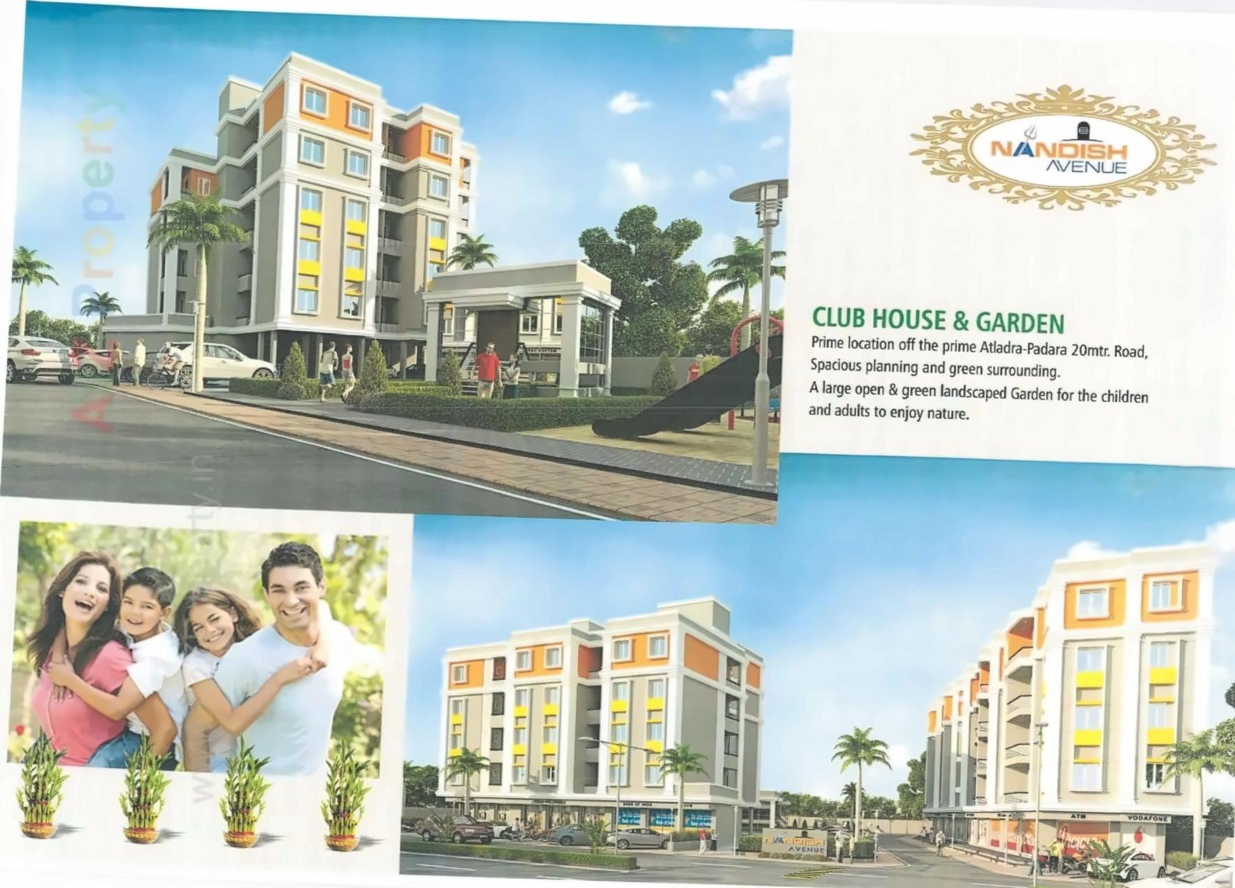 3D Elevation of real estate project Nandish Avenue located at Kalali, Vadodara, Gujarat