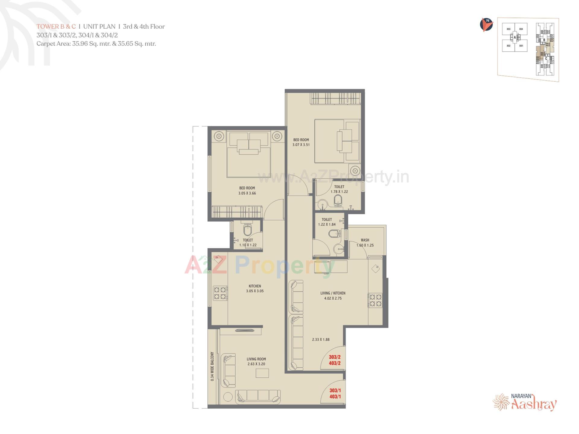Layout of real estate project Narayan Aashray located at Kapurai, Vadodara, Gujarat