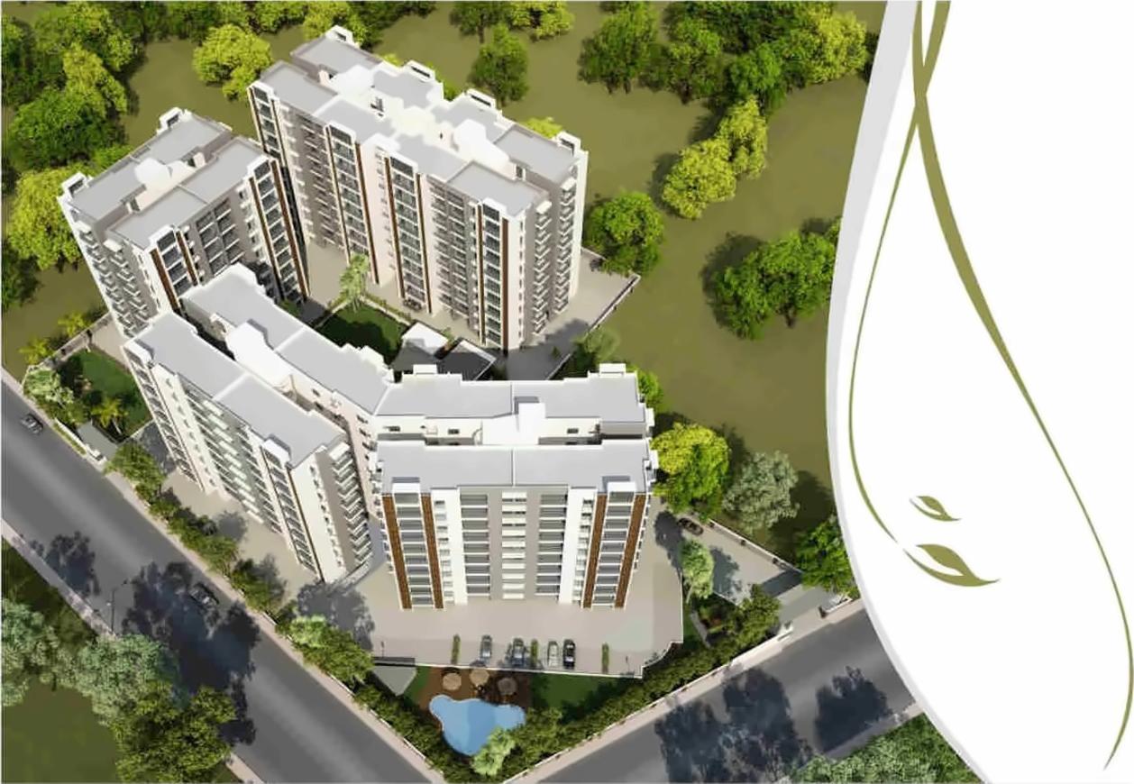 3D Elevation of real estate project Narayan Aura located at Atladara, Vadodara, Gujarat