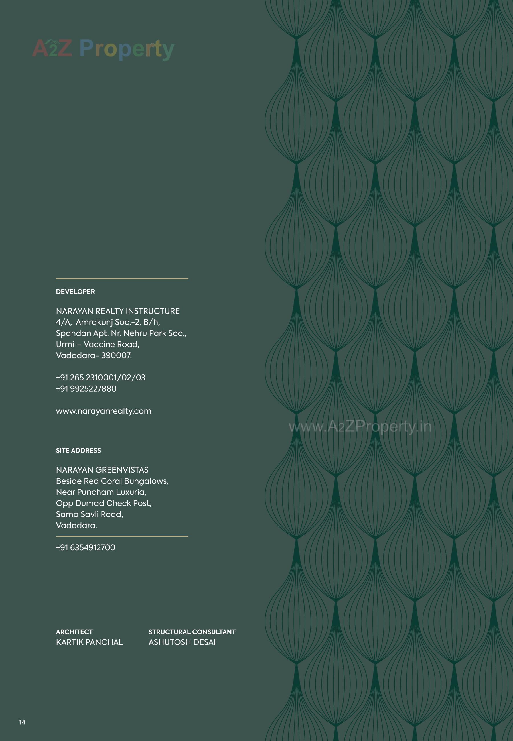  of real estate project Narayan Green Vistas located at Chhani, Vadodara, Gujarat