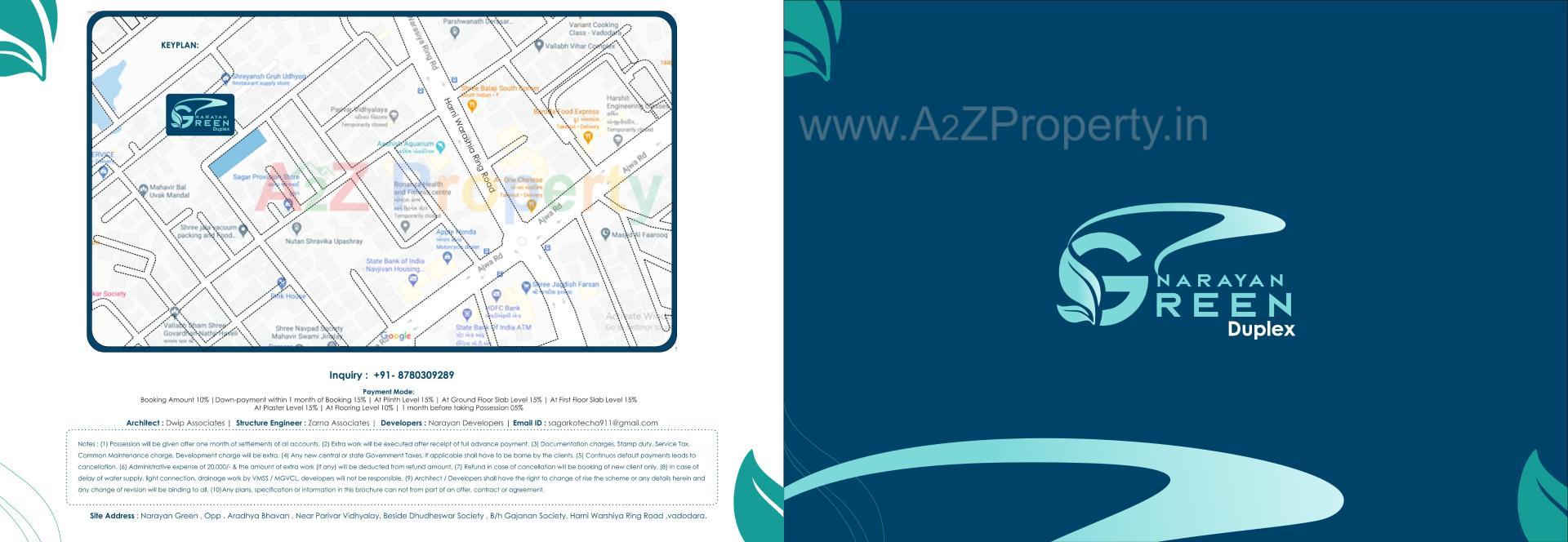  of real estate project Narayan Green located at Bapod, Vadodara, Gujarat