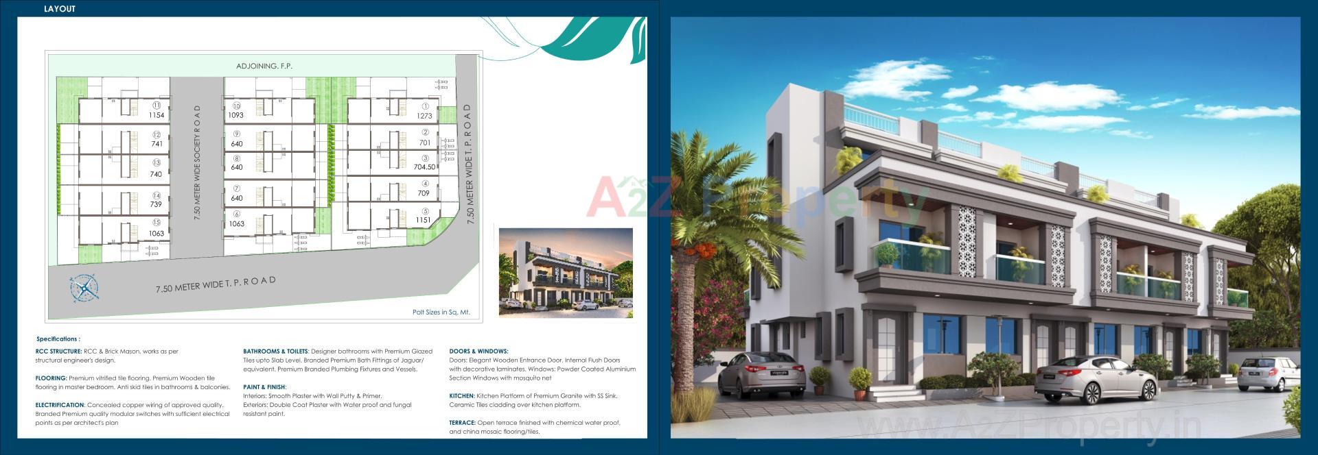  of real estate project Narayan Green located at Bapod, Vadodara, Gujarat