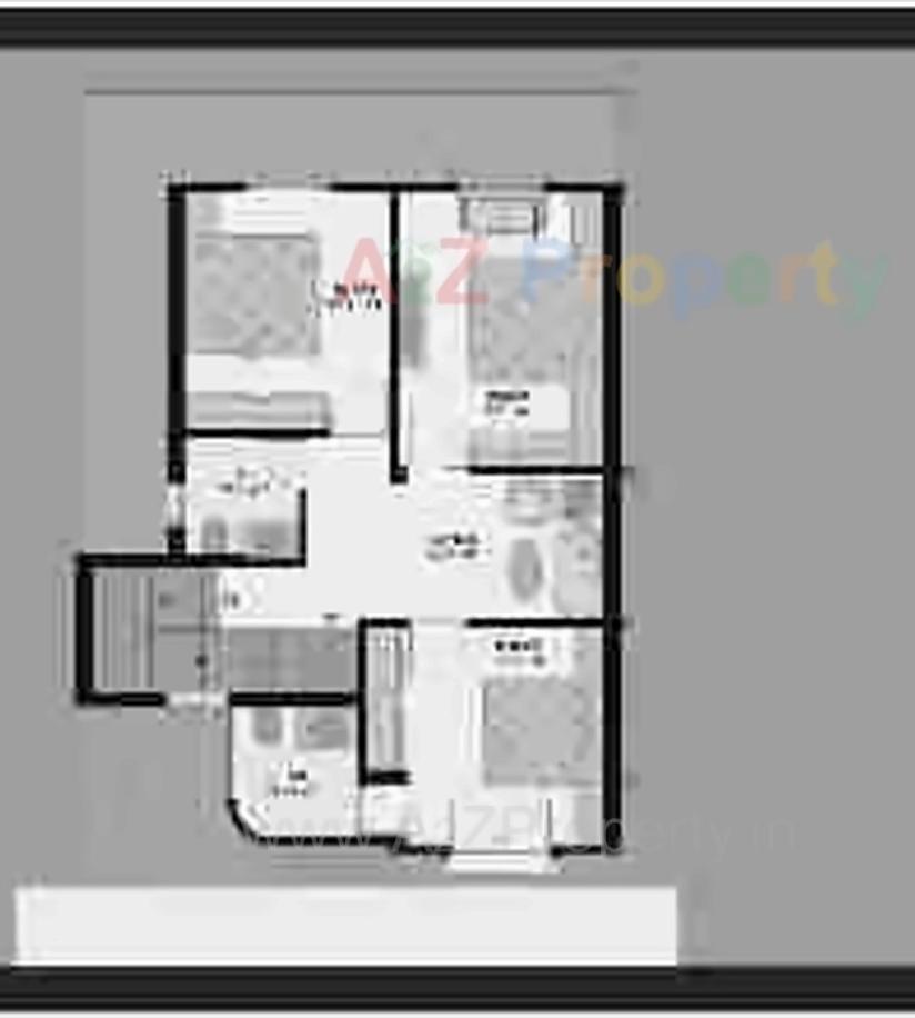Layout of real estate project Narayan Highlife Duplex Apartment located at Kapurai, Vadodara, Gujarat