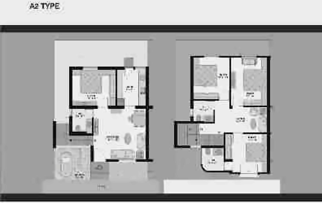 Layout of real estate project Narayan Highlife Duplex Apartment located at Kapurai, Vadodara, Gujarat