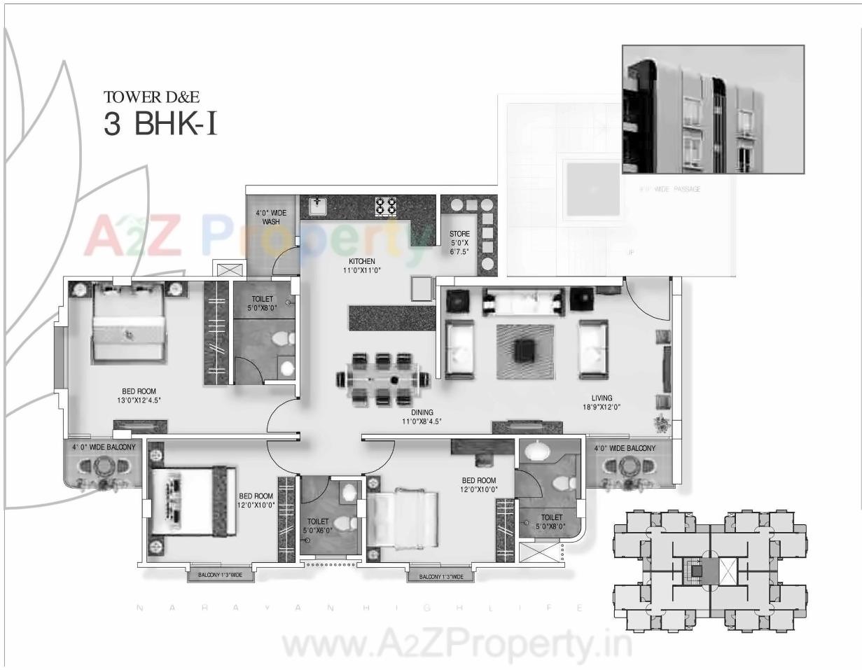 Layout of real estate project Narayan Highlife Duplex Apartment located at Kapurai, Vadodara, Gujarat