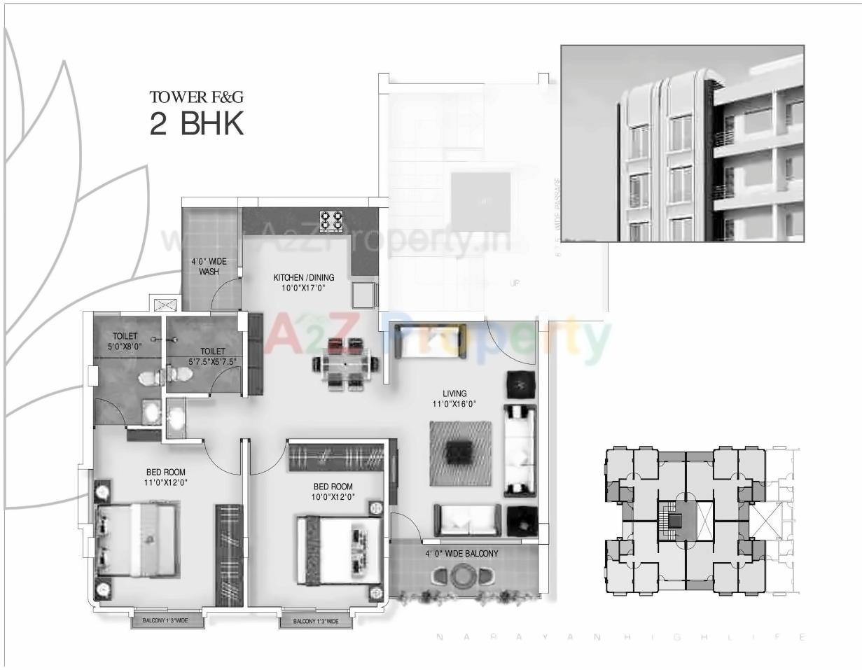 Layout of real estate project Narayan Highlife Duplex Apartment located at Kapurai, Vadodara, Gujarat