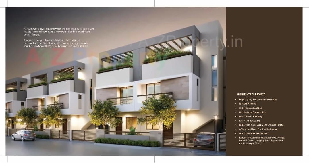 3D Elevation of real estate project Narayan Orbis located at Vadodara, Vadodara, Gujarat