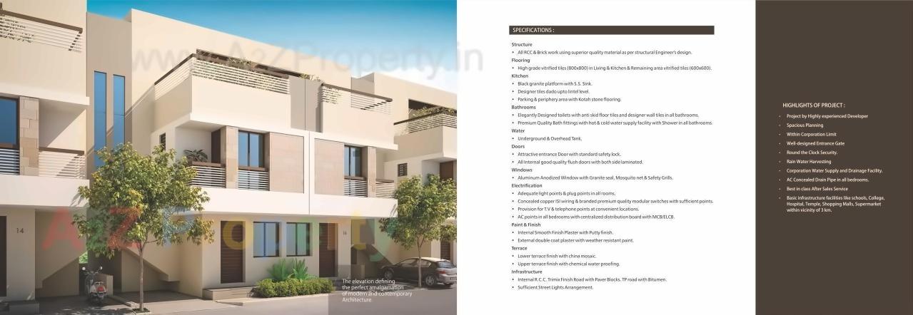 3D Elevation of real estate project Narayan Orbis located at Vadodara, Vadodara, Gujarat