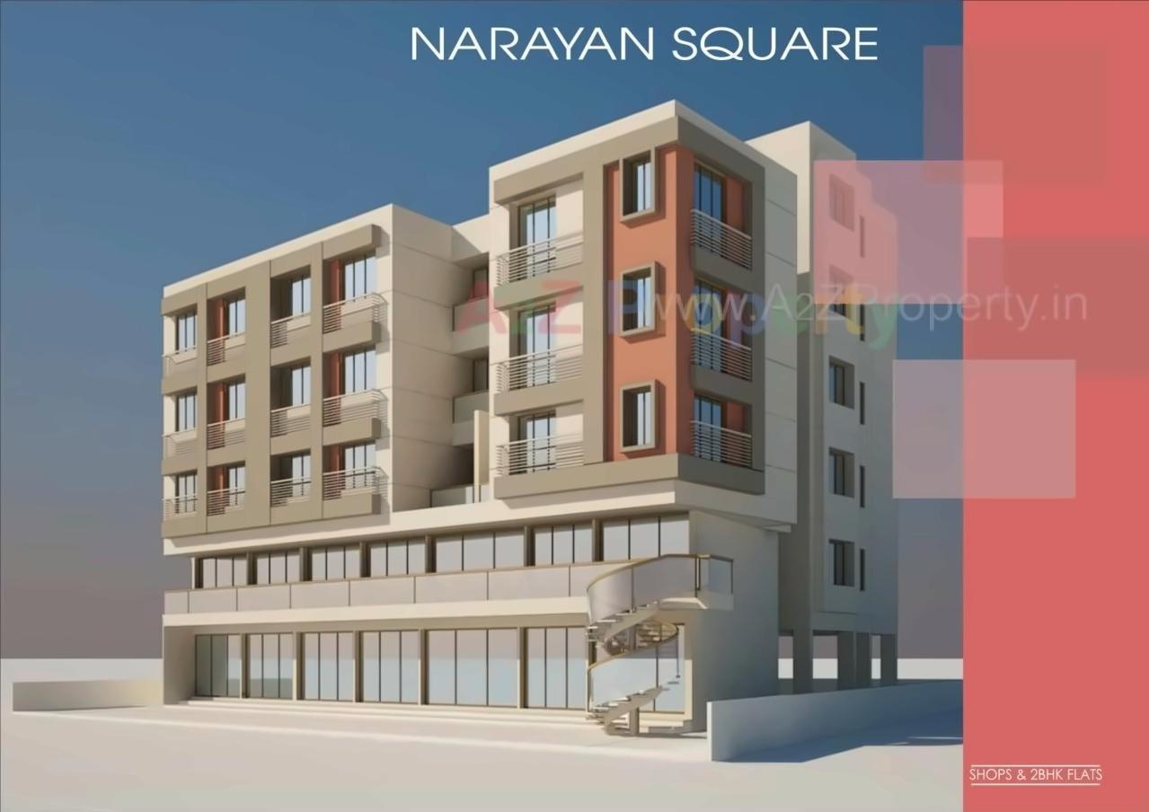 3D Elevation of real estate project Narayan Square located at Gorva, Vadodara, Gujarat