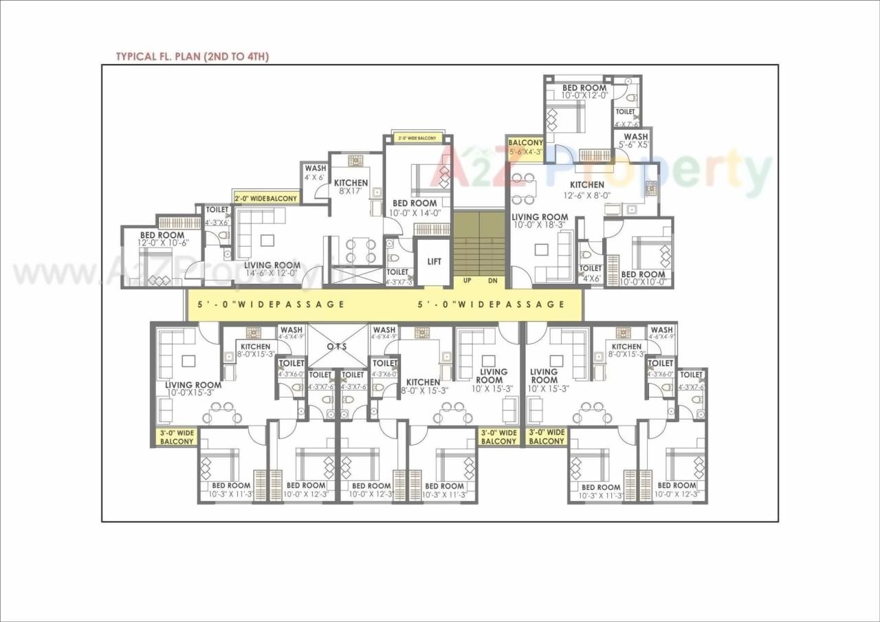Layout of real estate project Narayan Square located at Gorva, Vadodara, Gujarat