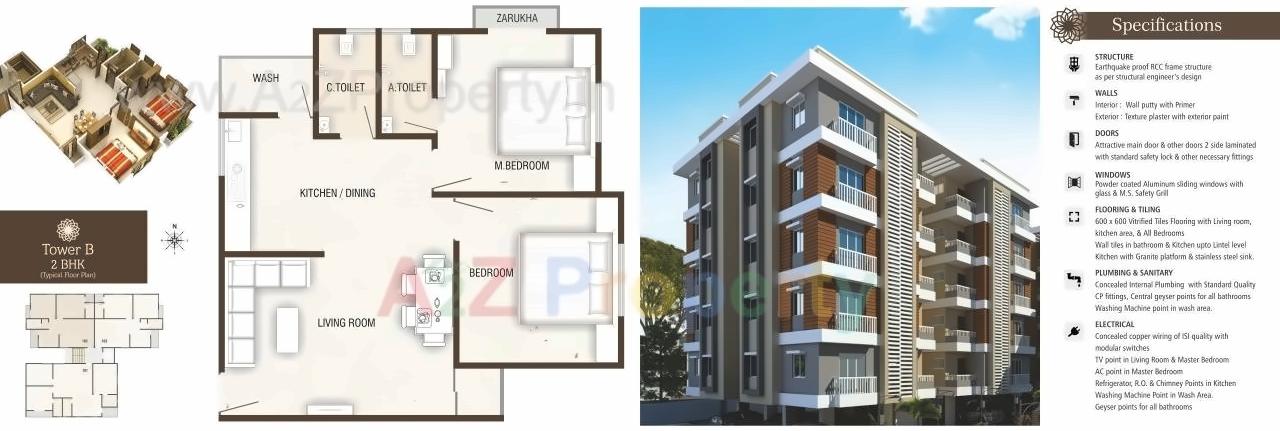 Layout of real estate project Nathdwar Villa located at Danteshwar, Vadodara, Gujarat