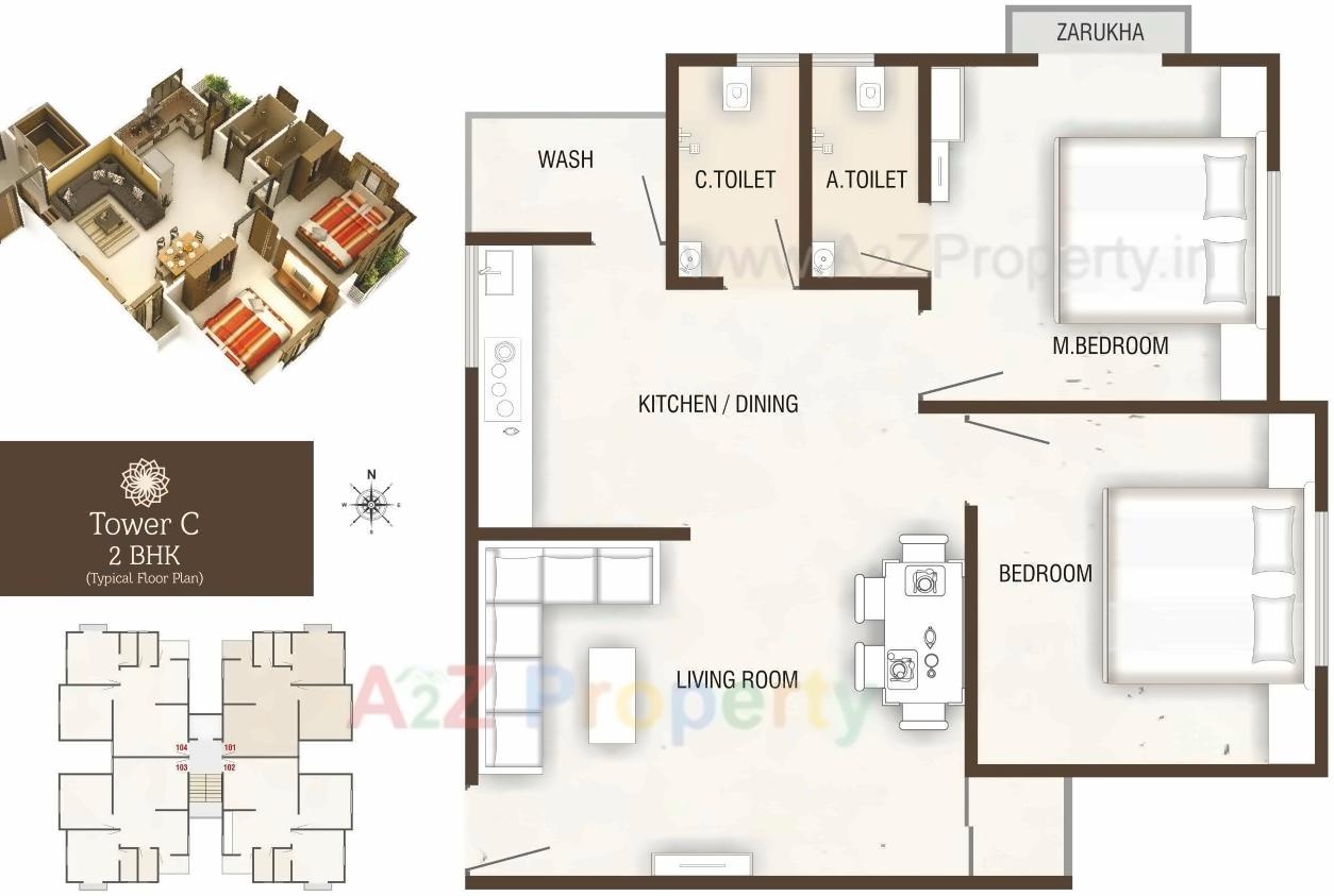 Layout of real estate project Nathdwar Villa located at Danteshwar, Vadodara, Gujarat