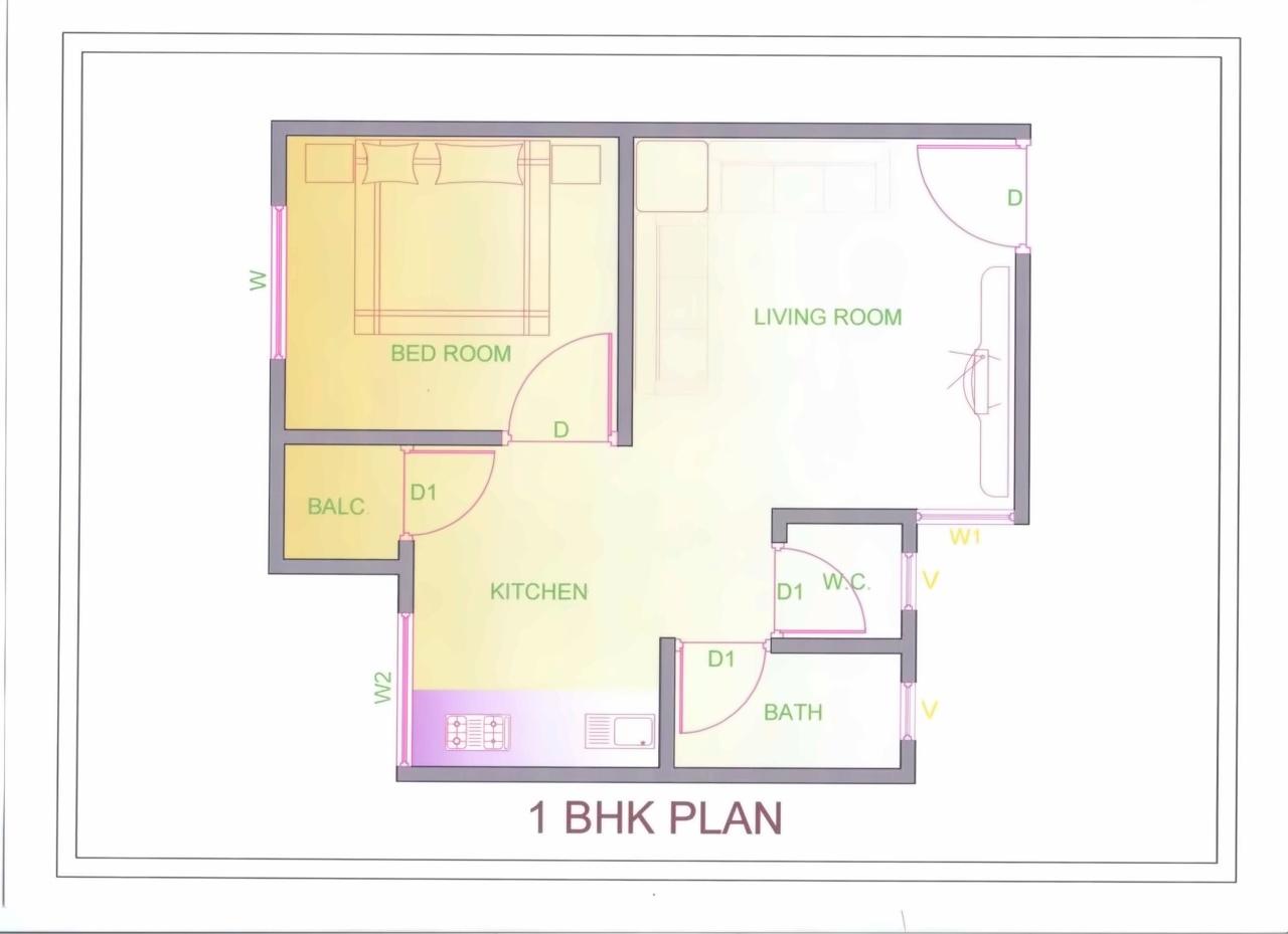 Layout of real estate project Nathdwar Villa located at Danteshwar, Vadodara, Gujarat