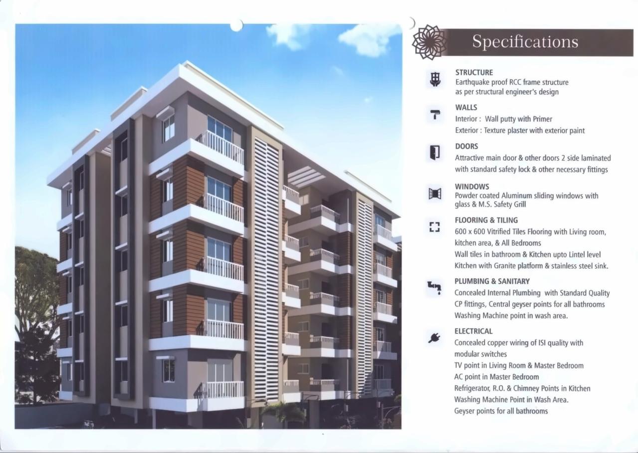 3D Elevation of real estate project Nathdwar Villa located at Danteshwar, Vadodara, Gujarat