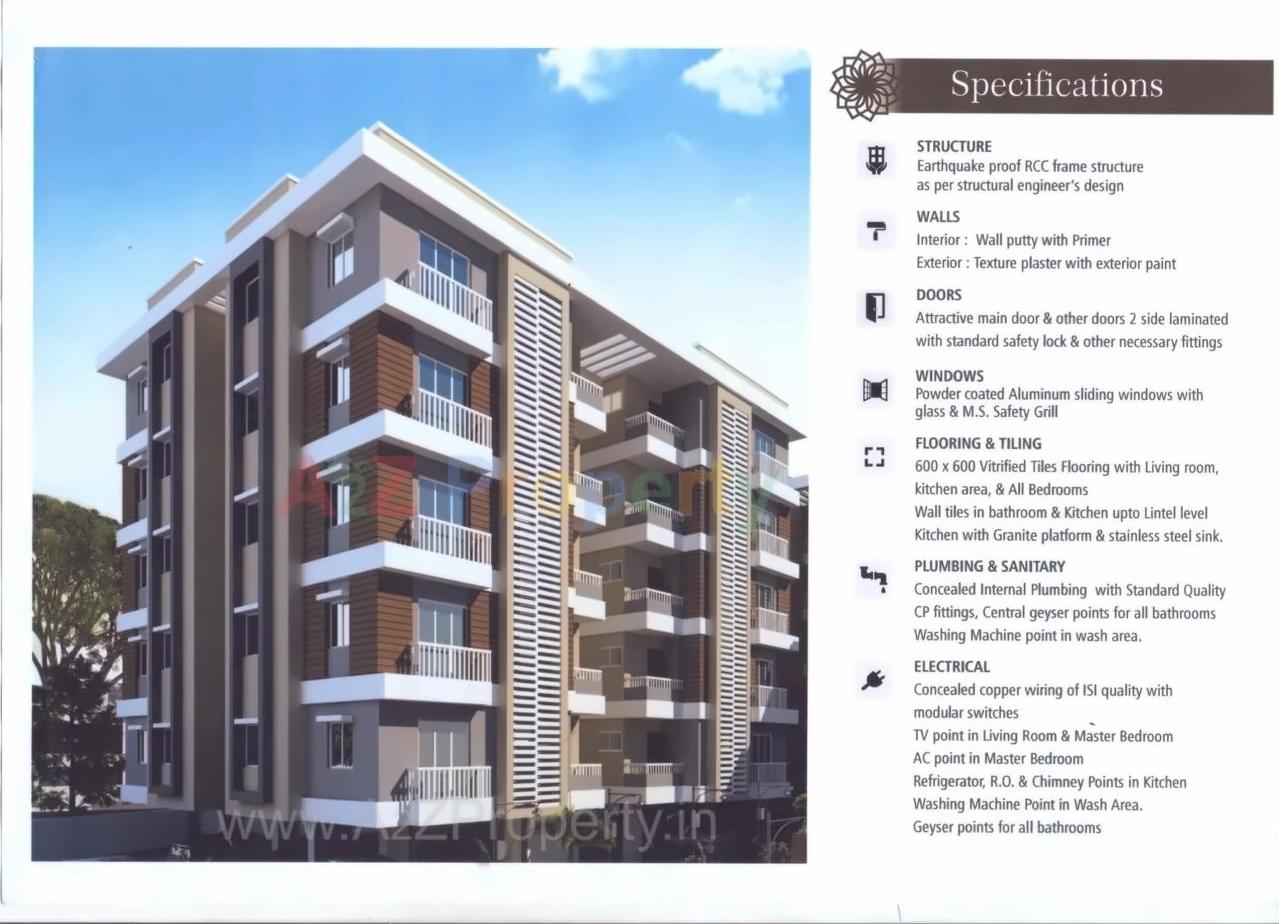 3D Elevation of real estate project Nathdwar Villa located at Danteshwar, Vadodara, Gujarat