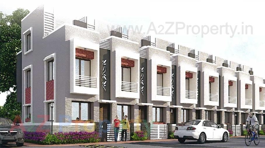 3D Elevation of real estate project Neel Deep Triplex located at Dasharath, Vadodara, Gujarat