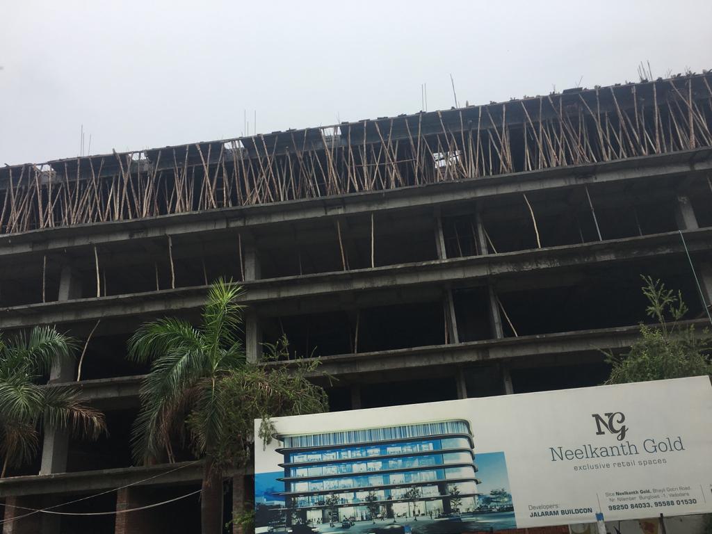 176909_const of real estate project Neelkanth Gold located at Vasna, Vadodara, Gujarat