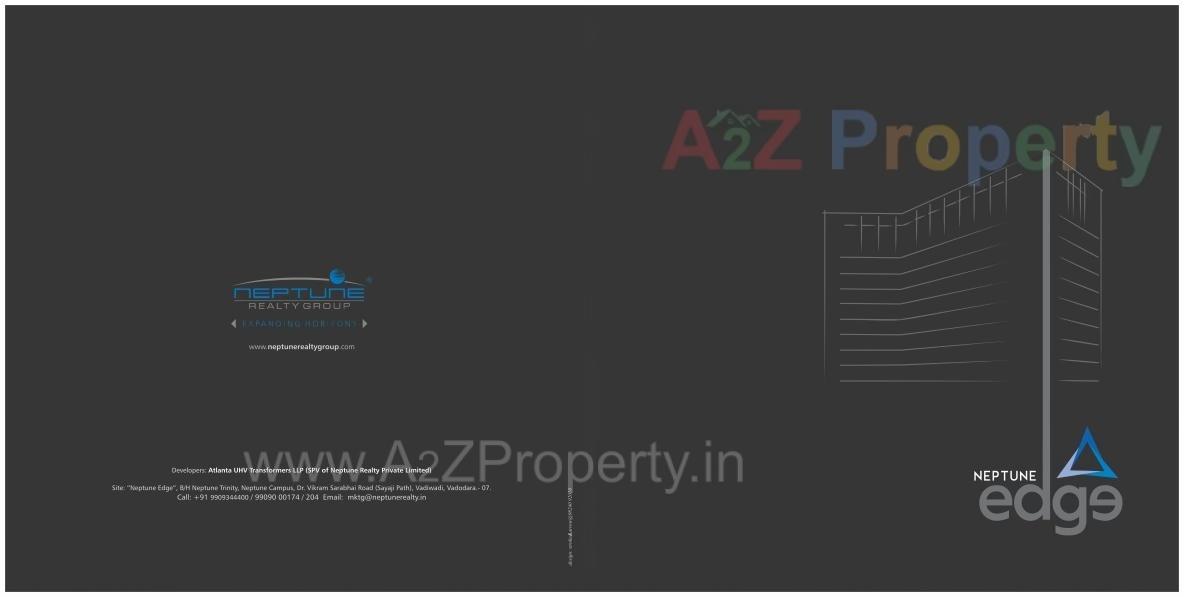  of real estate project Neptune Edge located at Subhanpura, Vadodara, Gujarat