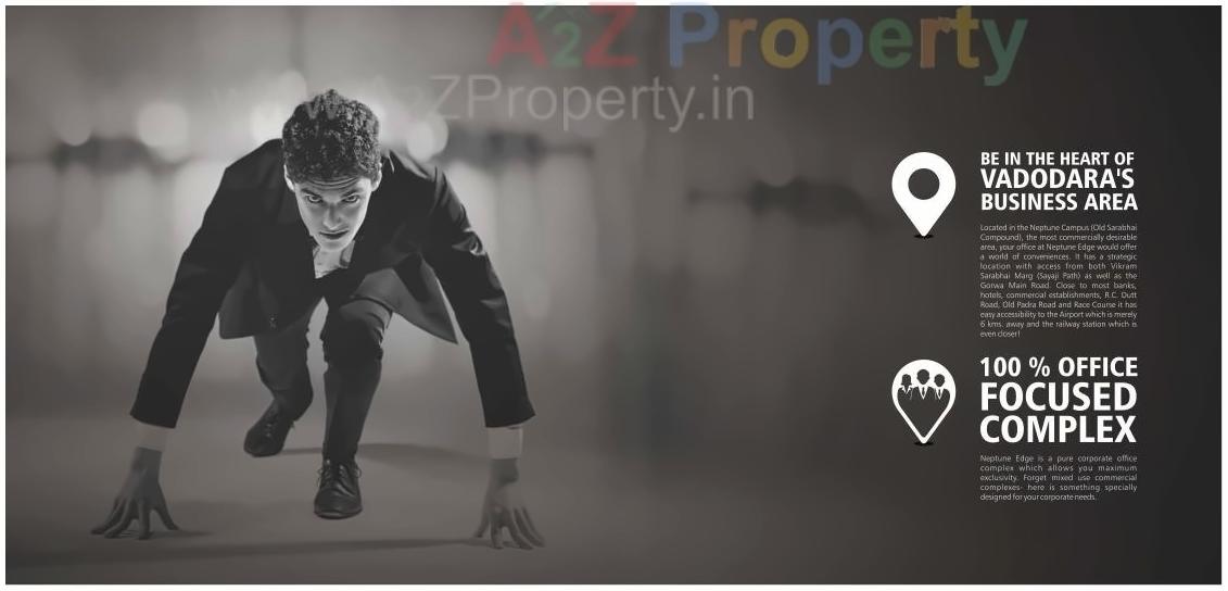  of real estate project Neptune Edge located at Subhanpura, Vadodara, Gujarat