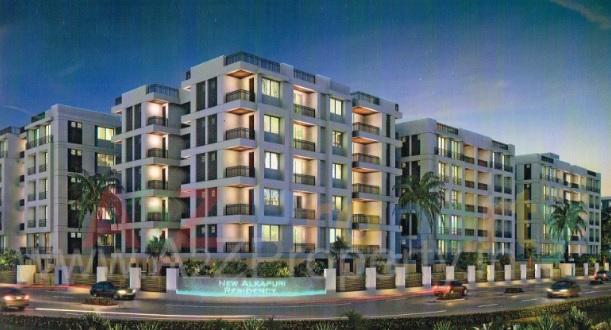 3D Elevation of real estate project New Alkapuri Residency located at Gotri, Vadodara, Gujarat