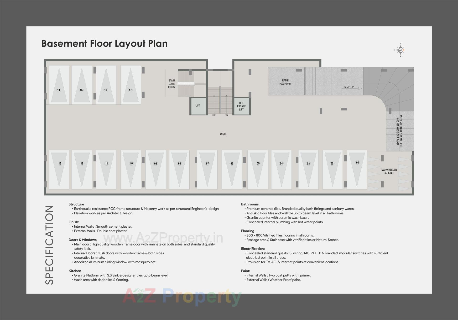 Layout of real estate project Nexon Elite located at Sama, Vadodara, Gujarat