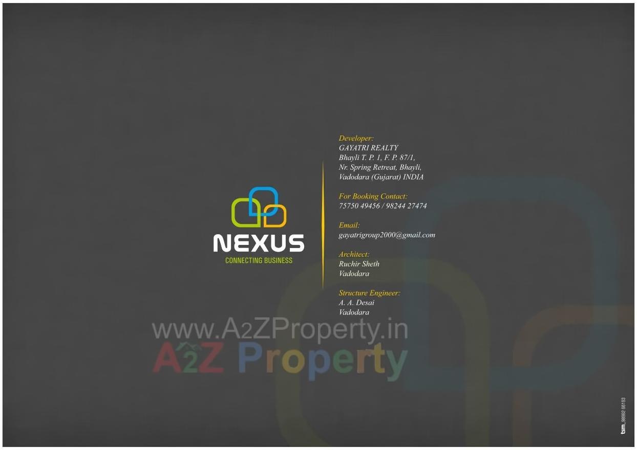  of real estate project Nexus located at Bhayli, Vadodara, Gujarat