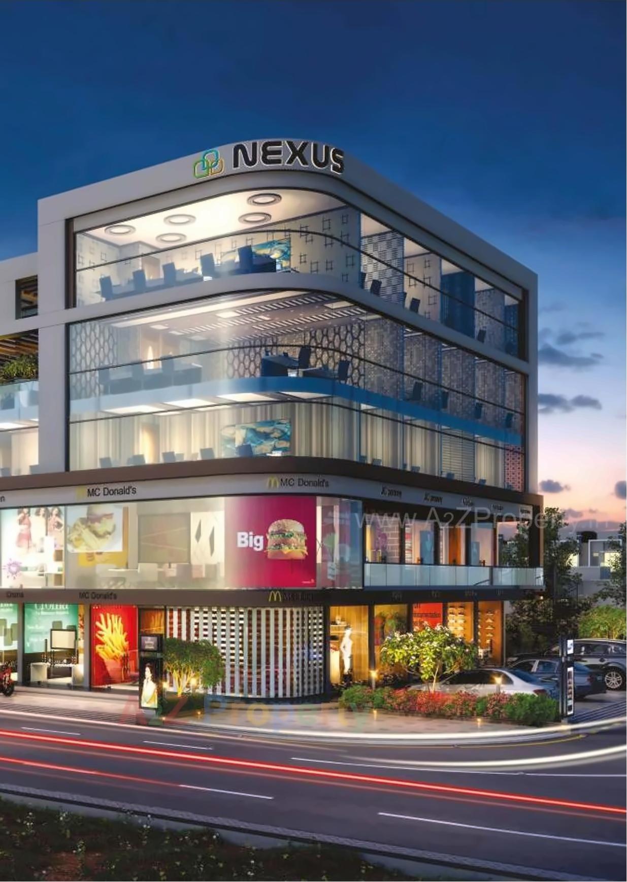 3D Elevation of real estate project Nexus located at Bhayli, Vadodara, Gujarat