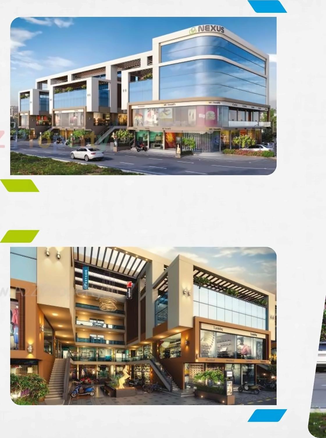 3D Elevation of real estate project Nexus located at Bhayli, Vadodara, Gujarat