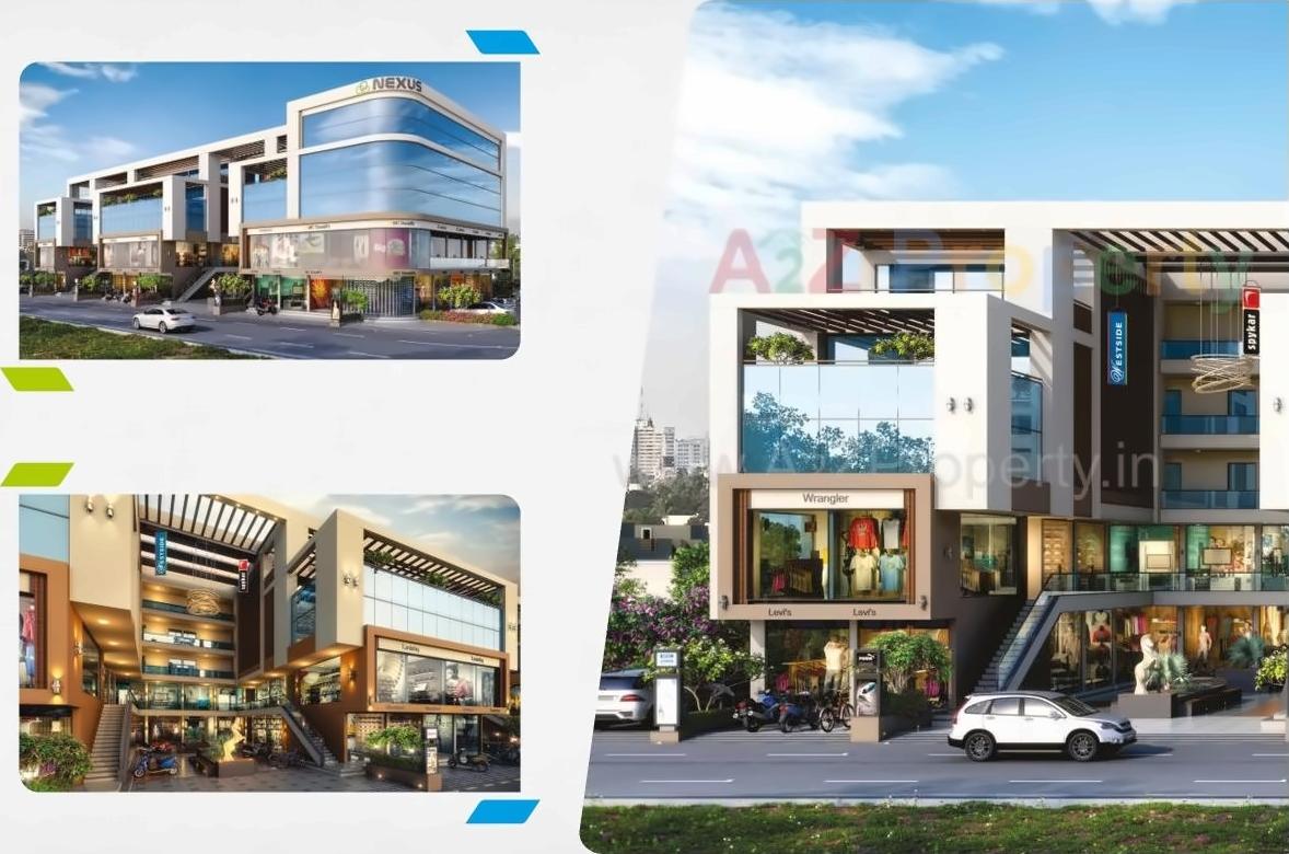 3D Elevation of real estate project Nexus located at Bhayli, Vadodara, Gujarat