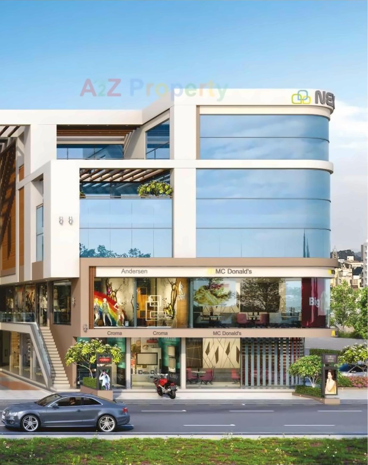 3D Elevation of real estate project Nexus located at Bhayli, Vadodara, Gujarat