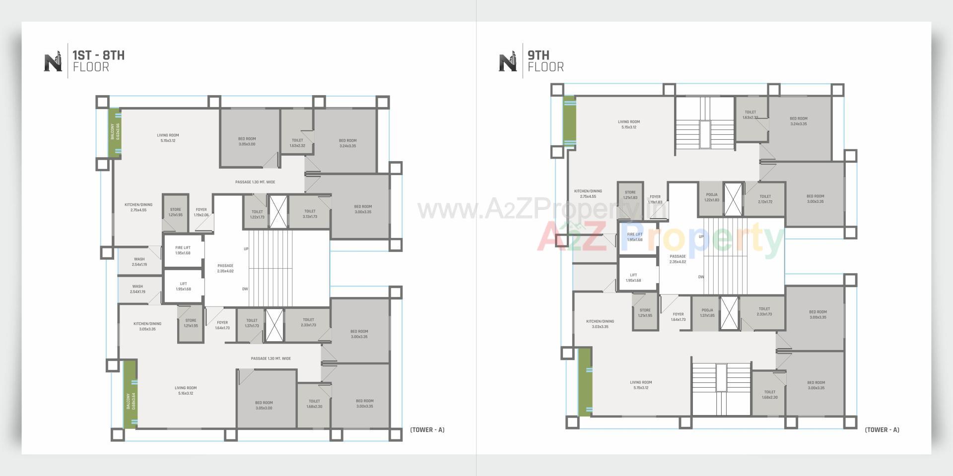 Layout of real estate project Nidhaan Harmony located at Ankodia, Vadodara, Gujarat