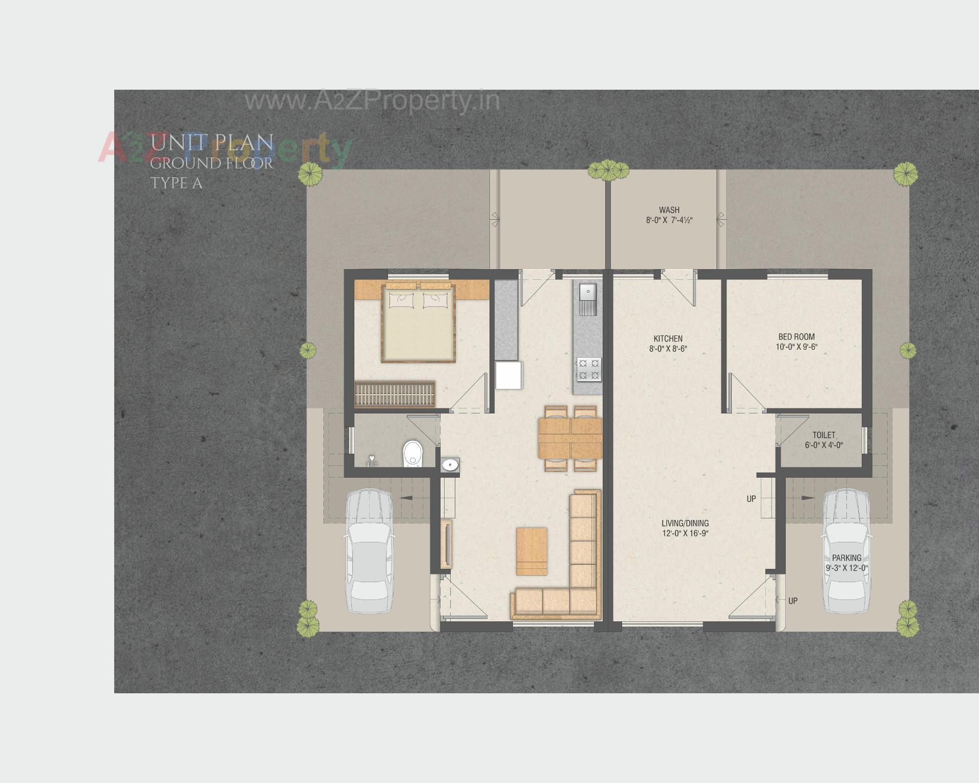 Layout of real estate project Nidhi Bungalows located at Kapurai, Vadodara, Gujarat